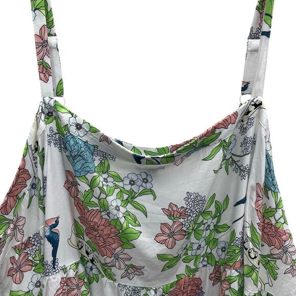 Torrid Line Airbrush Floral Cloud Dancer Tank Top Size 24/26 - Picture 3 of 9